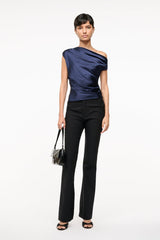PHARE SILK TOP | NAVY
