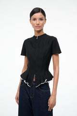 MAELLE TOP | BLACK