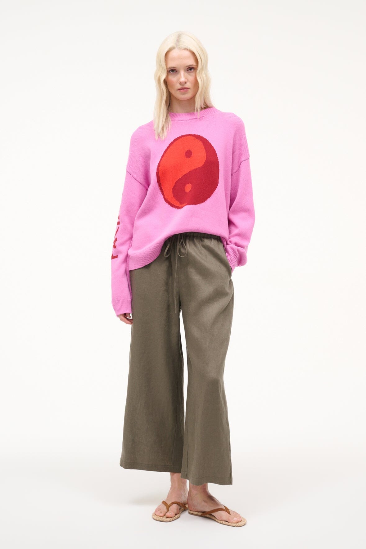 MATEO CROPPED LINEN PANT | THYME