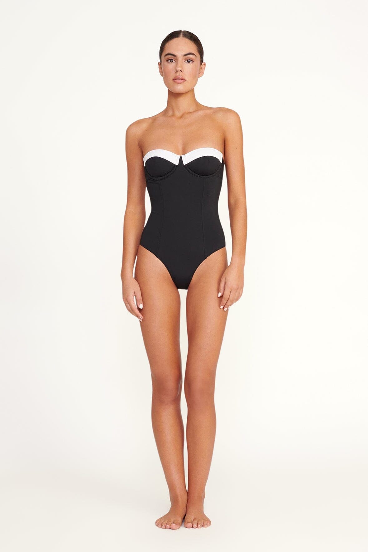 MAEVE ONE PIECE | BLACK WHITE