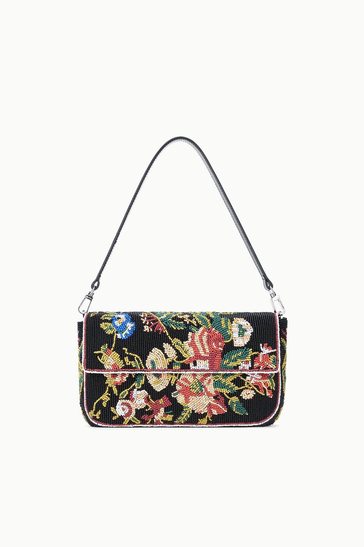 TIMMY SHOULDER BAG | BLACK FLORAL